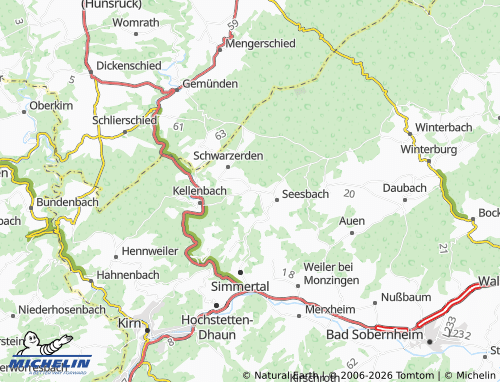 Carte MICHELIN Weitersborn - ViaMichelin