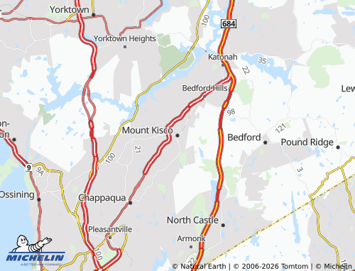 Mappa MICHELIN Mount Kisco - ViaMichelin