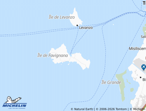 MICHELIN Favignana map - ViaMichelin