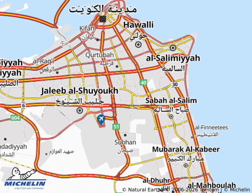 MICHELIN Zahra map - ViaMichelin