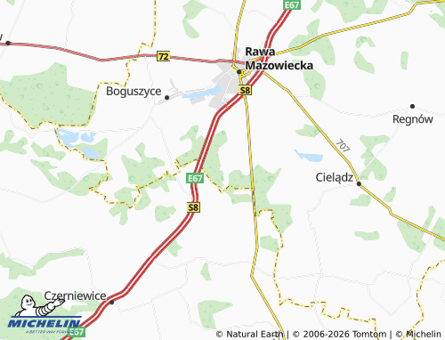 Carte MICHELIN Leopoldów - ViaMichelin