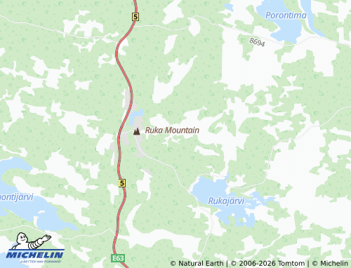 Carte MICHELIN Vuosselinrinne - ViaMichelin