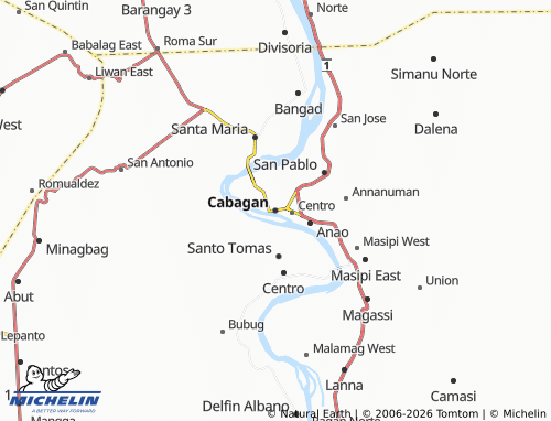 Mappa MICHELIN Cabagan - ViaMichelin