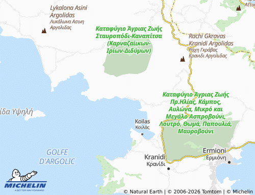 MICHELIN Agios Ioannis map - ViaMichelin
