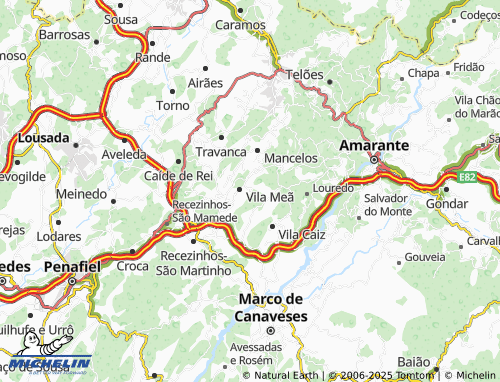 Carte MICHELIN Renza - ViaMichelin