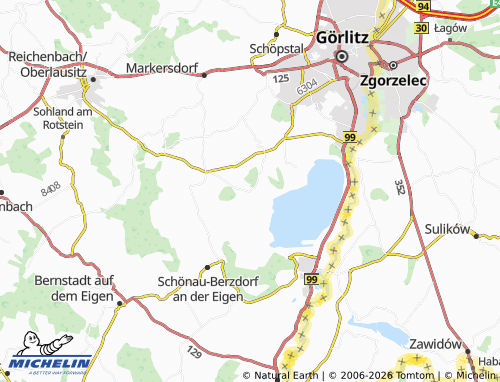 Mapa MICHELIN Jauernick-Buschbach - ViaMichelin
