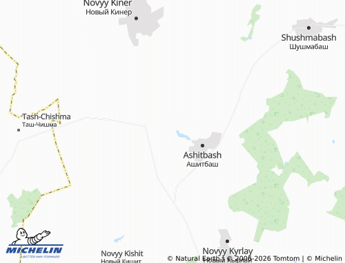 MICHELIN-Landkarte Kysna - ViaMichelin