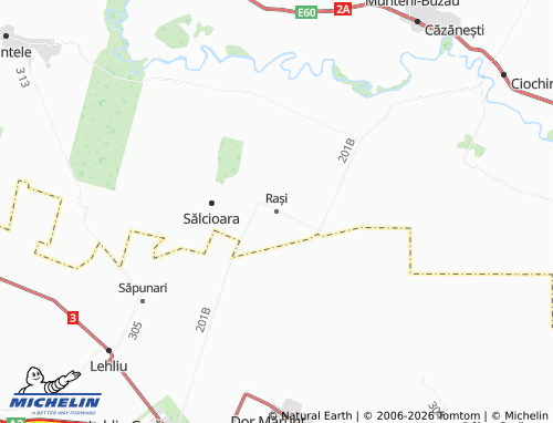 Mappa MICHELIN Rași - ViaMichelin