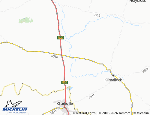 Mappa MICHELIN Bruree - ViaMichelin