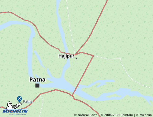 MICHELIN Hajipur map - ViaMichelin