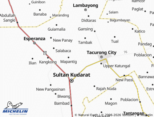 MICHELIN Kapingkong map - ViaMichelin