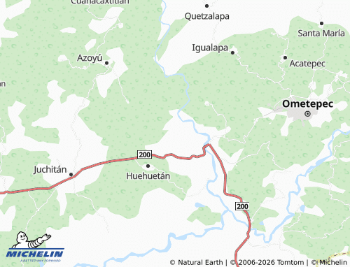 MICHELIN Tenango map - ViaMichelin