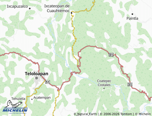Mapa MICHELIN Del Zapote Prieto - ViaMichelin
