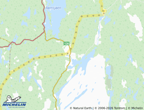 Mappa MICHELIN Östervallskog - ViaMichelin