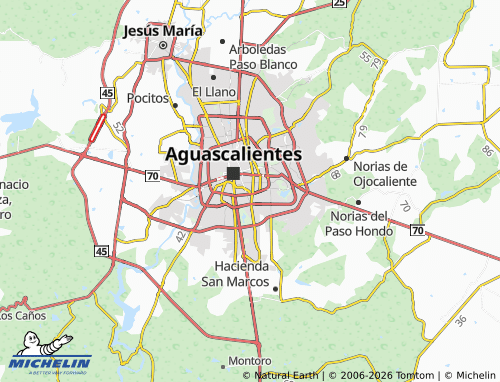 MICHELIN Villas del Acueducto map - ViaMichelin