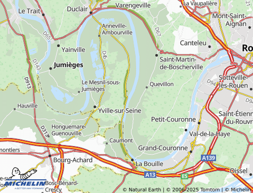 MICHELIN Beaulieu map - ViaMichelin