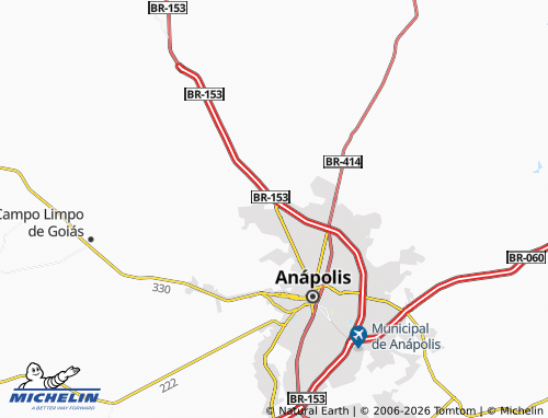 Mappa MICHELIN Setor Lago dos Butitis - ViaMichelin
