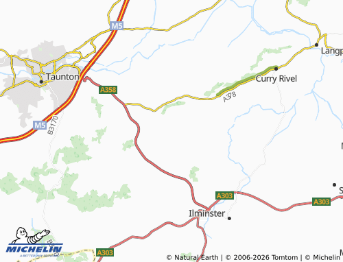 Mappa MICHELIN Beercrocombe - ViaMichelin