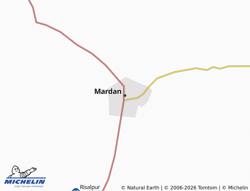 Mappa MICHELIN Mardan - ViaMichelin