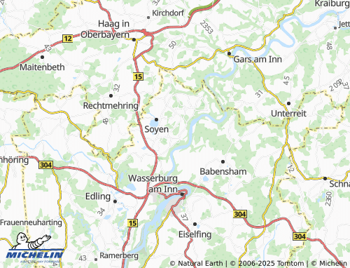 MICHELIN-Landkarte Steinberg - ViaMichelin