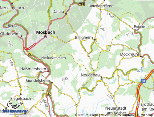 MICHELIN-Landkarte Selbacherhof - ViaMichelin