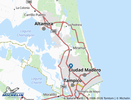 Mapa MICHELIN Central de Abastos - ViaMichelin