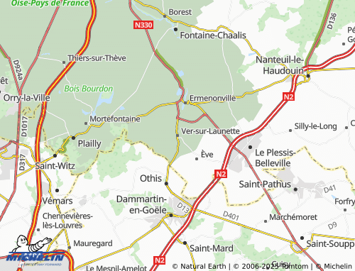 MICHELIN Ver-sur-Launette map - ViaMichelin