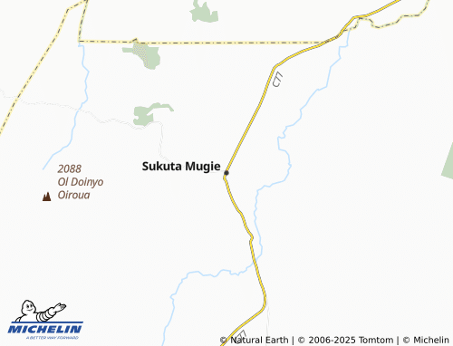 MICHELIN Sukuta Mugie map - ViaMichelin