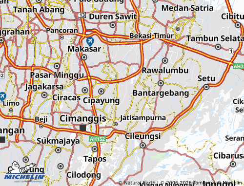 Carte MICHELIN Jatimurni - ViaMichelin