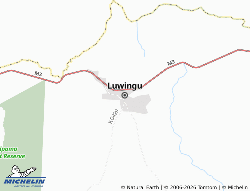 Mappa MICHELIN Luwingu - ViaMichelin