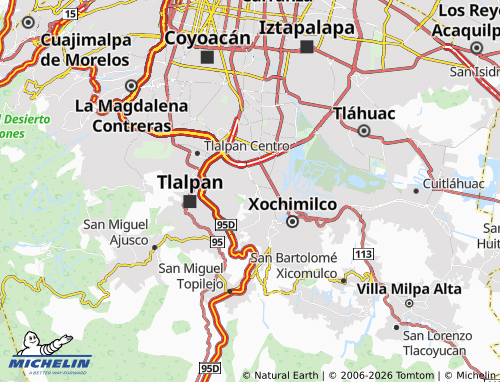 Mapa MICHELIN Tepepan - ViaMichelin
