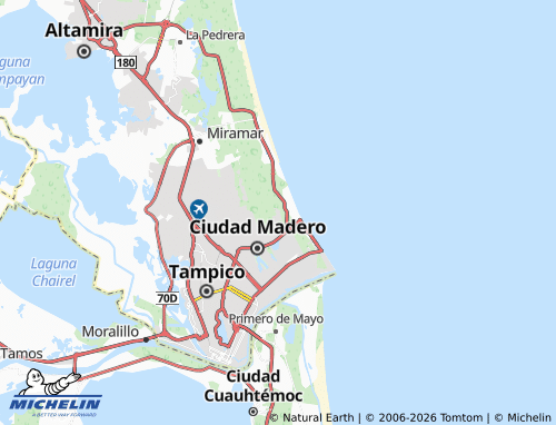 Mappa MICHELIN Palmas de Miramar - ViaMichelin