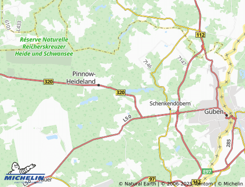 MICHELIN Lübbinchen map - ViaMichelin