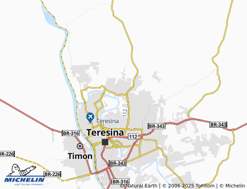 MICHELIN Pedra Mole map - ViaMichelin