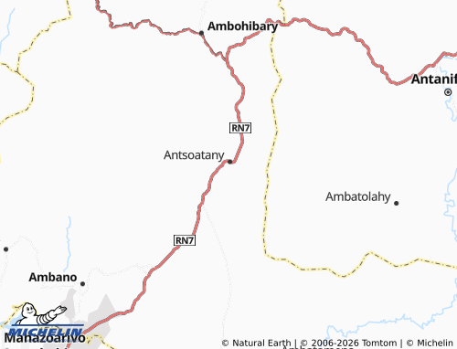 Mapa MICHELIN Antsira - ViaMichelin