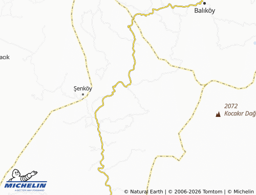MICHELIN Toklar map - ViaMichelin