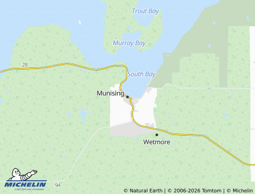 Mapa MICHELIN Munising - ViaMichelin