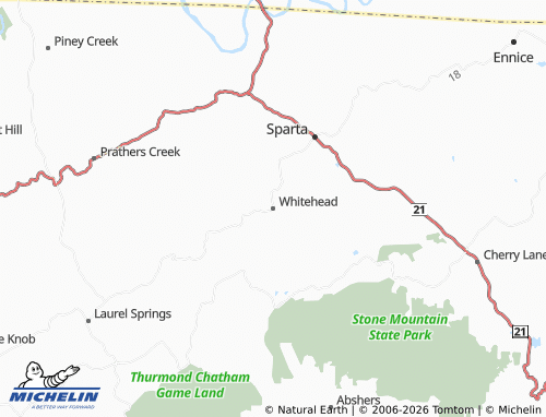 Carte MICHELIN Whitehead - ViaMichelin