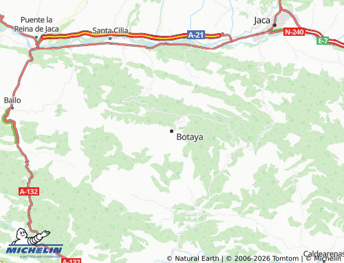 MICHELIN Botaya map - ViaMichelin