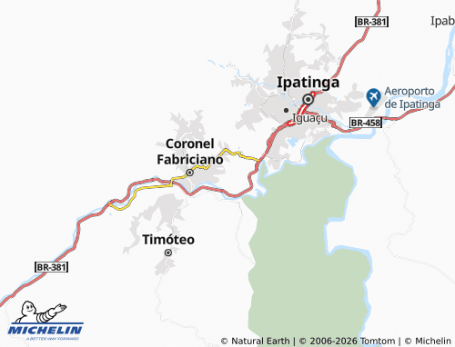 Mapa MICHELIN Vila m. Linhares - ViaMichelin