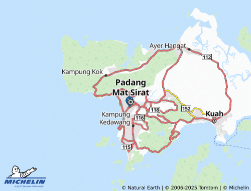 MICHELIN-Landkarte Kampung Bohor Chantek - ViaMichelin