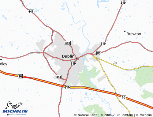 Mapa MICHELIN Dublin - ViaMichelin