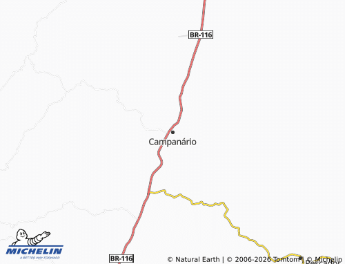 Mapa MICHELIN Campanário - ViaMichelin