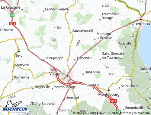 MICHELIN Les Chesnaies map - ViaMichelin