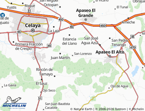 Mappa MICHELIN San Lorenzo - ViaMichelin