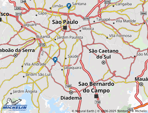 MICHELIN Cursino map - ViaMichelin