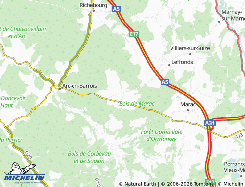 Mappa MICHELIN Bugnières - ViaMichelin