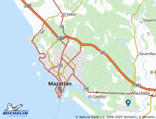 MICHELIN Villa Florida map - ViaMichelin