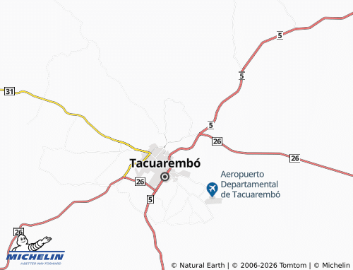 MICHELIN Etcheverry map - ViaMichelin
