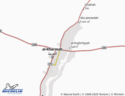 Carte MICHELIN al-Dughmiyyah - ViaMichelin